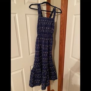J. Crew Ikat Maxi Dress